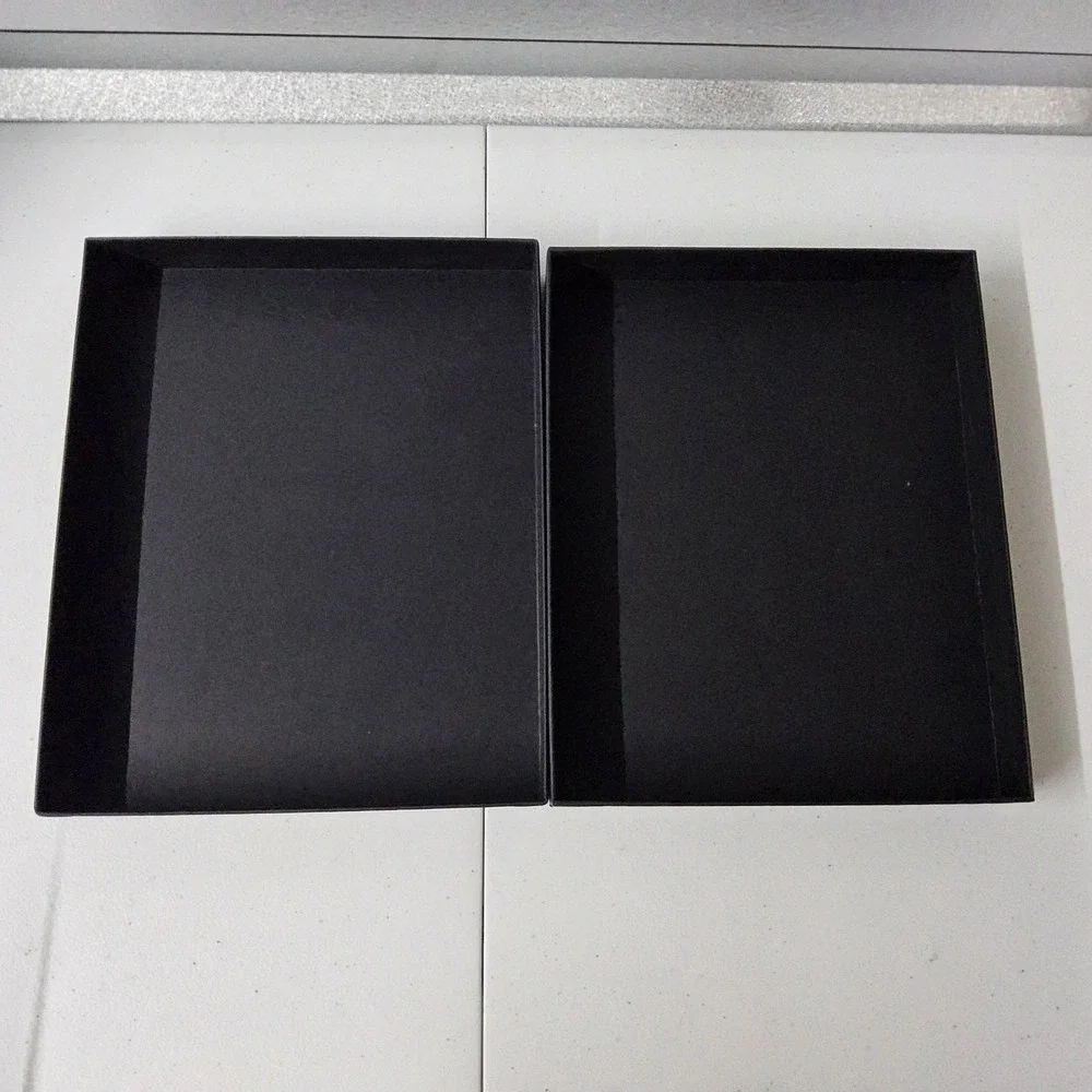 Chanel Black Gift Box Empty Designer Storage 10x8x1.25 Luxury‎ Packaging